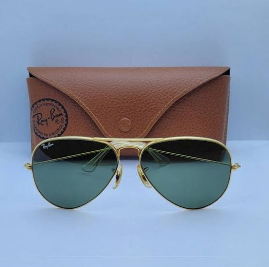 RAYBAN AVIATOR VERDE-DORADO+ESTUCHE TIPO ORIGINAL
