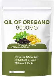 OREGANO OIL + BLACK SEED OIL 6000 MG (90 SOFGEL)