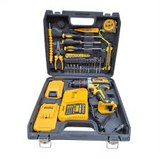 KIT DE TALADRO Y ATORNILLADOR INALAMBRICO DOTVIX 2 BATERIAS DE 128V (5 UND X CAJA)