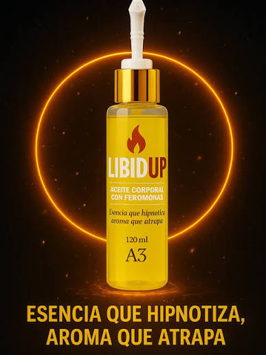 ACEITE CORPORAL CON FEROMONAS LIBIDUP 120ML (HOMBRE)